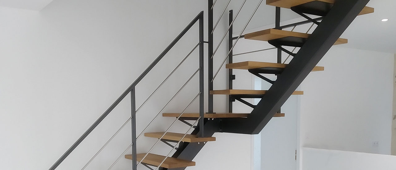 Vincent Bretéché Métal Concept escalier intérieur à Saffré (44)